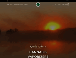 rockyshorecannabis.ca screenshot