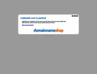 rodebakk.com screenshot