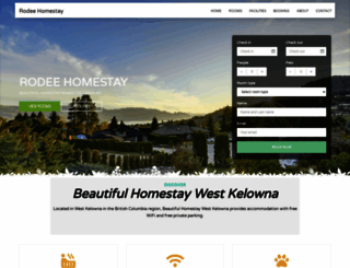 rodeehomestay.ca screenshot
