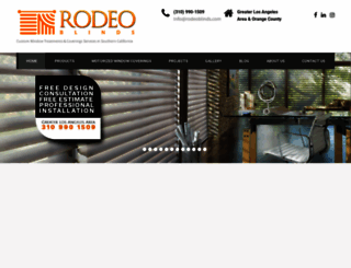rodeoblinds.com screenshot
