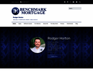 rodgerhorton.benchmark.us screenshot