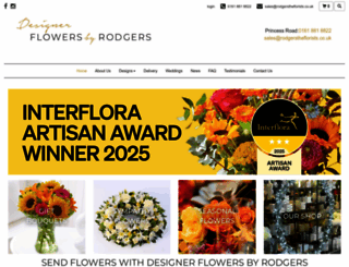 rodgerstheflorists.co.uk screenshot