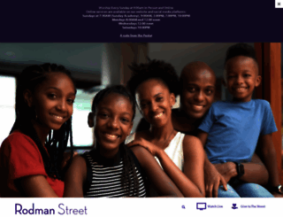 rodmanstreet.org screenshot