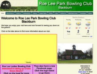 roeleebowling.co.uk screenshot