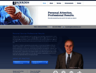 roerdenlaw.com screenshot