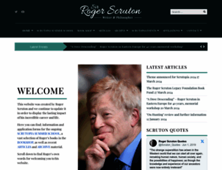 roger-scruton.com screenshot