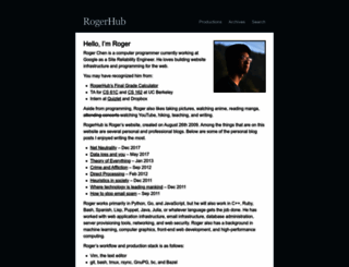 rogerhub.com screenshot