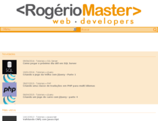 rogeriomaster.com.br screenshot
