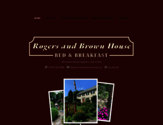 rogersandbrownhouse.com screenshot