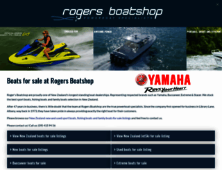 rogersboatshop.nz screenshot