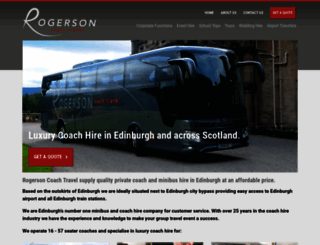 rogersoncoachtravel.com screenshot