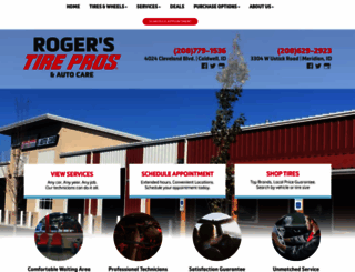 rogerstire.com screenshot