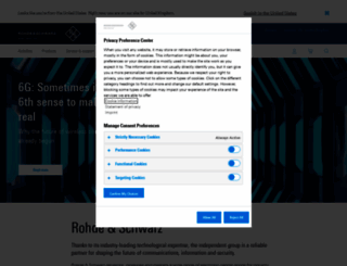 rohde-schwarz.co.uk screenshot