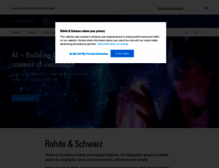 rohde-schwarz.com screenshot