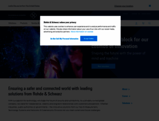rohde-schwarz.us screenshot