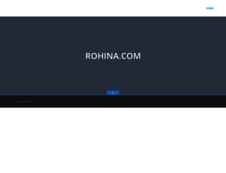 rohina.com screenshot