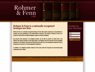 rohmerfenn.com screenshot