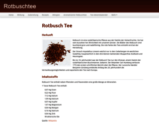 roibuschtee-online.de screenshot