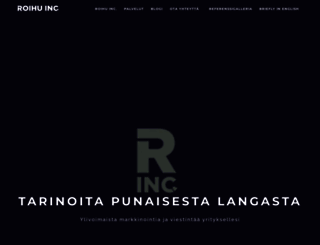 roihuinc.fi screenshot