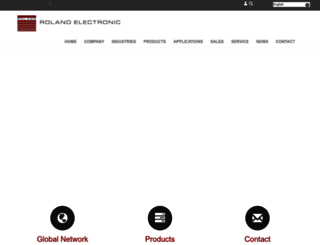 roland-electronic.de screenshot
