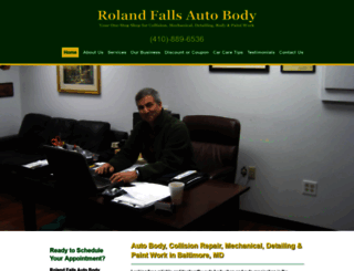 rolandfallsautobodyinc.com screenshot