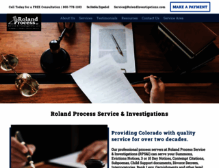 rolandinvestigations.com screenshot