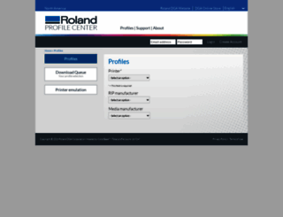 rolandprofilecenter.us screenshot