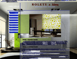 rolety.info.pl screenshot