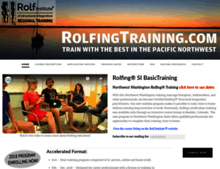 rolfingtraining.com screenshot