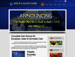 rolfsautocare.com screenshot