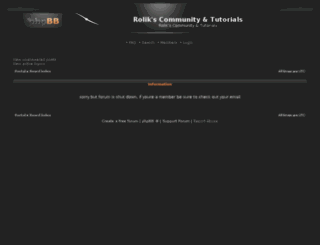 rolikstuff.forumbuild.com screenshot