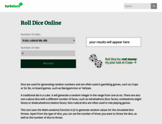 roll-dice-online.com screenshot