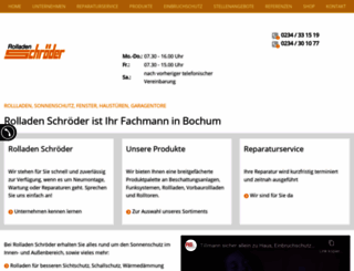 rolladen-schroeder.de screenshot