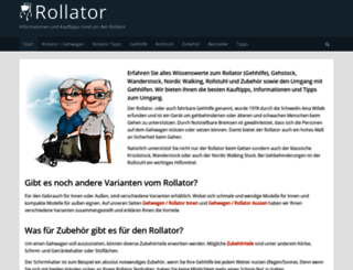 rollator-gehhilfen-gehwagen.de screenshot