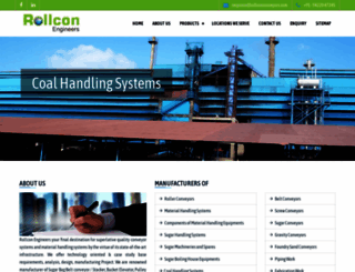 rollconconveyors.com screenshot