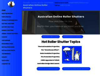 rollershutters.com.au screenshot