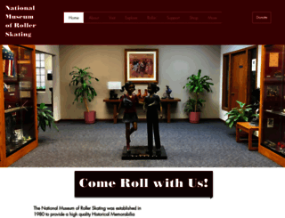 rollerskatingmuseum.org screenshot