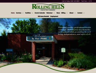 rollinghillsseniorliving.org screenshot