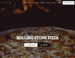rollingstonepizza.com.au screenshot