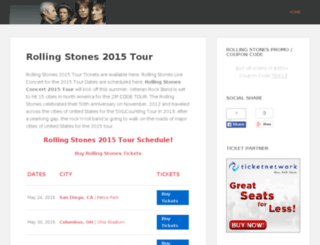 rollingstones2015tour.com screenshot
