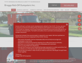 rolloffdumpstersfl.com screenshot