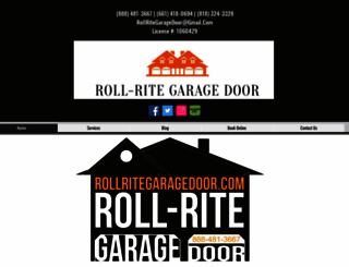 rollritegaragedoor.com screenshot