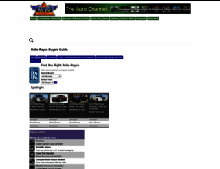 rollsroycebuyersguide.theautochannel.com screenshot