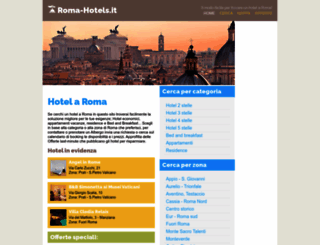 roma-hotels.it screenshot