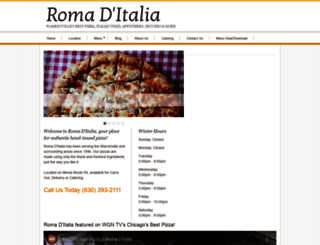 romadpizza.com screenshot