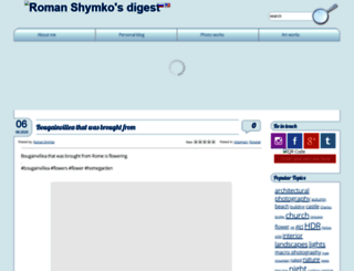 roman-shymko.com screenshot