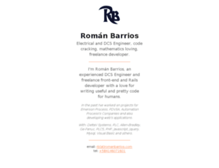 romanbarrios.com screenshot