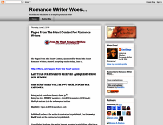 romancewriterwoes.blogspot.com screenshot