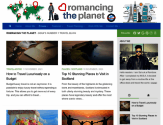 romancingtheplanet.com screenshot
