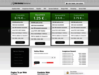 romania-webhosting.com screenshot